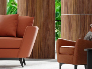 Modern Profile Interior Living Room 3D Model