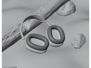 Outdoor sandy stone dead wood scene blender 3D molde Modelo 3D