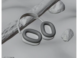 Outdoor sandy stone dead wood scene blender 3D molde 3D Model