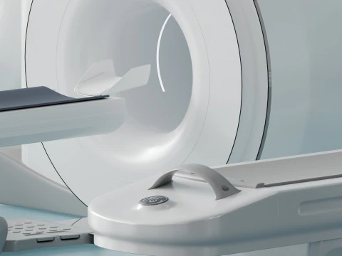 Magnetic resonance scanner blender 3D Model