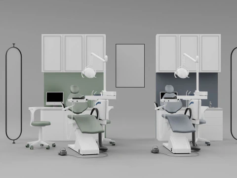 口腔医疗设备搅拌机3D 3D 模型