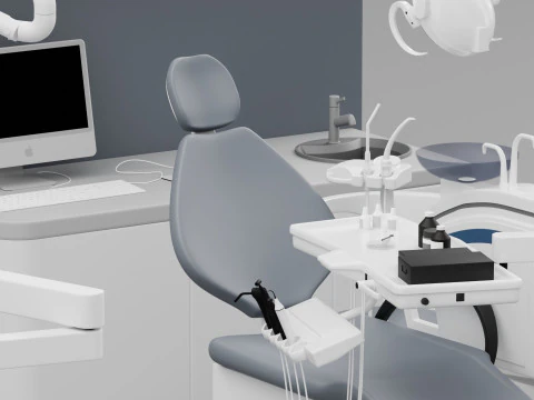 Oral medical equipment blender 3D 3D Model