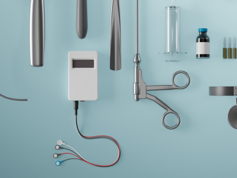 Surgical instruments - medical equipment kit blender 3D 3Dモデル
