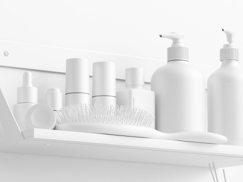 Modern Bathroom Skincare Cosmetics blender Modelo 3D