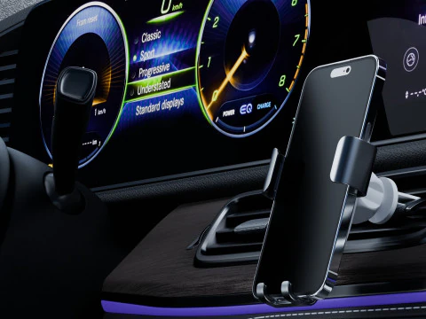 Car interior mobile phone car blender 3D Model