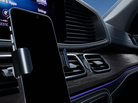 Car interior mobile phone car blender Model 3D