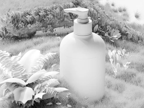 Flowers Facial Cleanser Blender 3D 3D Model