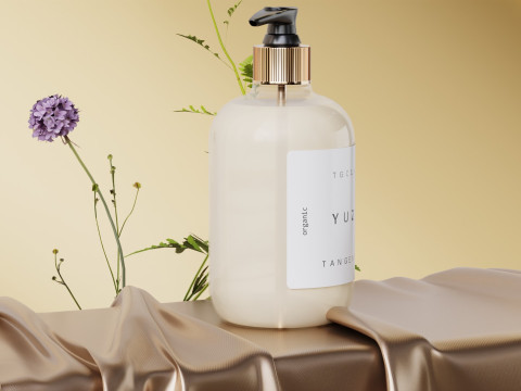 Skincare - Fabric And Flowers Bleder 3D 3D 模型