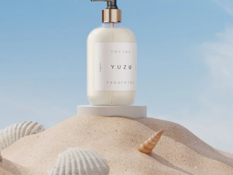 Skincare - Beach And Shells Blender 3D 3D Model