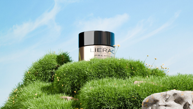 Skin Care Products Grass And Stones In The E-Commerce Product Scene Modèle 3D .c4d .max .obj .3ds .fbx .stl .blend