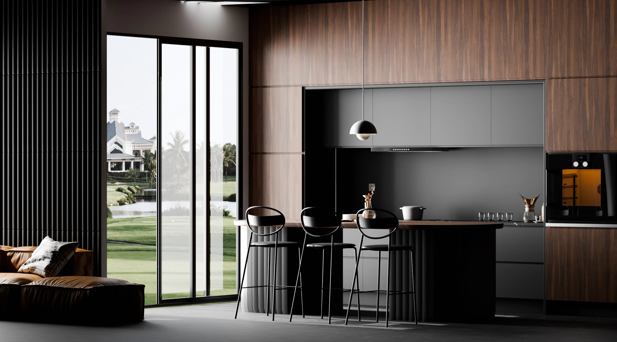 Modern Bar Blender 3D 3D Model .c4d .max .obj .3ds .fbx .stl .blend 