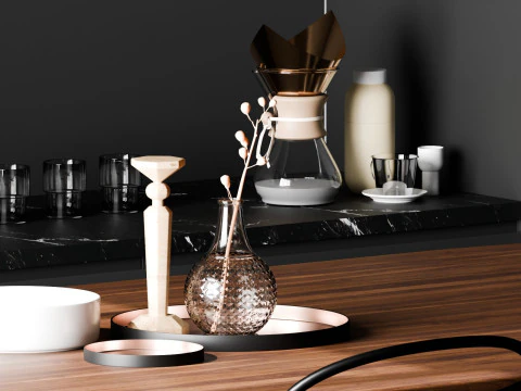 Modern Bar Blender 3D 3D Model