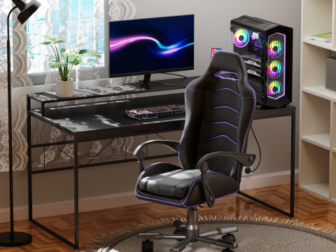 Gaming Room Blender 3D Model 3D