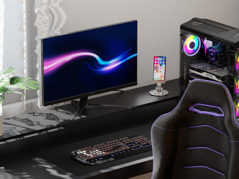 Gaming Room Blender 3D 3D Model