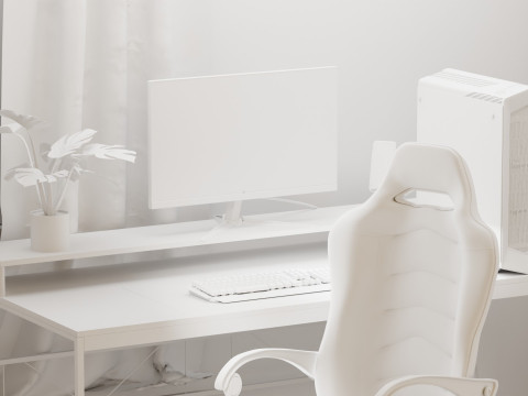 Gaming Room Blender 3D 3D Model