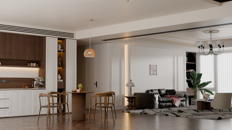 Ancient Style Living Room Blender 3D Modelo 3D .c4d .max .obj .3ds .fbx .stl .blend