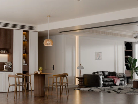 Frullatore da soggiorno in stile antico 3D Modello 3D