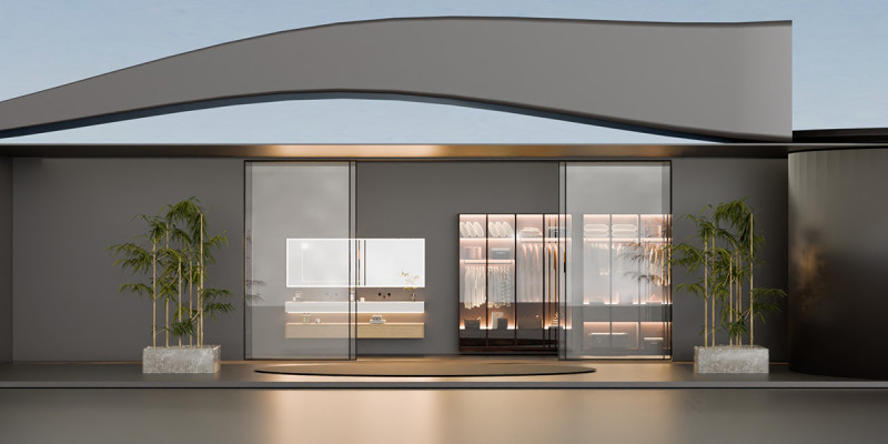 Modern Holiday Villa Blender 3D Model .c4d .max .obj .3ds .fbx .stl .blend