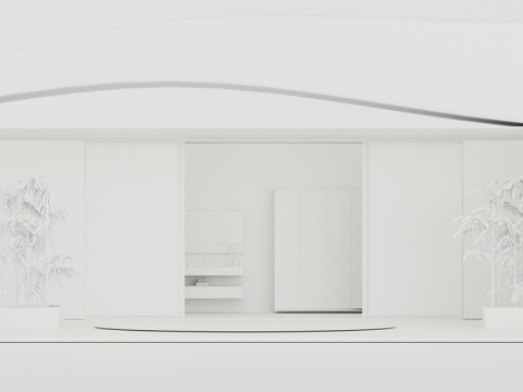Modern Holiday Villa Blender 3D-Modell