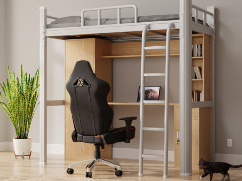 Dormitory Bunk Beds Blender 3Dモデル