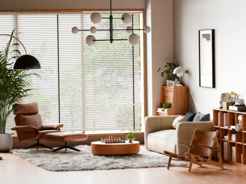 Licuadora informal para sala de estar en casa Modelo 3D