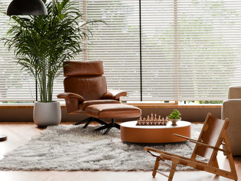 Casual Home Living Room Blender 3D Model
