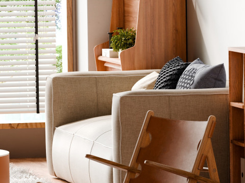 Casual Home Living Room Blender Modello 3D