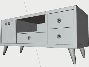 TV Cabinet 3D Model