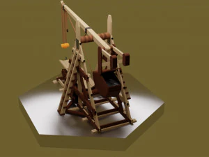 Trebuchet 3D Model