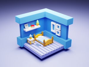 Badroom Modello 3D