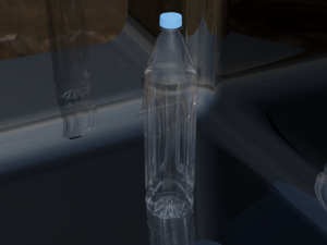 Water bottle 3D 模型