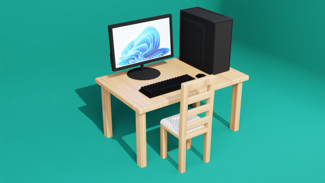 Dell computer 3D Model .c4d .max .obj .3ds .fbx .stl .blend 