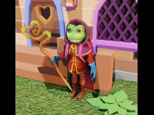 Model of a toad wizard Model 3D