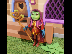 ヒキガエルの魔法使いのモデル 3Dモデル