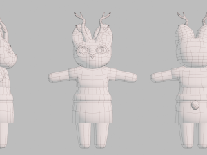 Cute deer model 3D 模型
