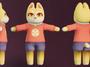 Cute dog model 3D Model