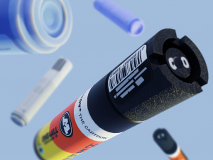 Marker MOLOTOW - the cartoon asset 3D मॉडल