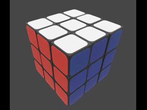 Cubo Rubik 3x3 Modelo 3D
