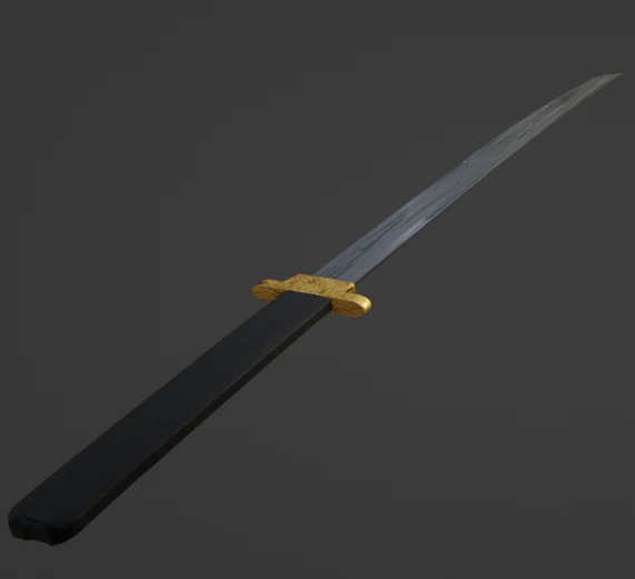 Katana 3D Model .c4d .max .obj .3ds .fbx .stl .blend 