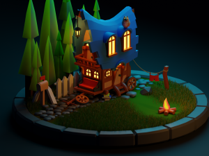 Wagon 3D-Modell