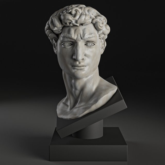 David sculpture 3d model clearance