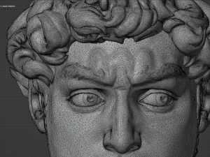 Stylized David Statue by Michelangelo 3D Принт Модель