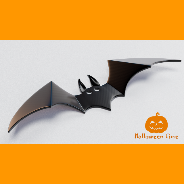 Halloween Bat 3D print 3D Print Model .c4d .max .obj .3ds .fbx .stl .blend 