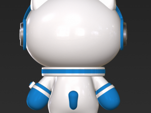 Cat astronaut 3D Модель