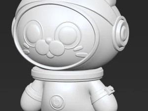 Cat astronaut 3D Model