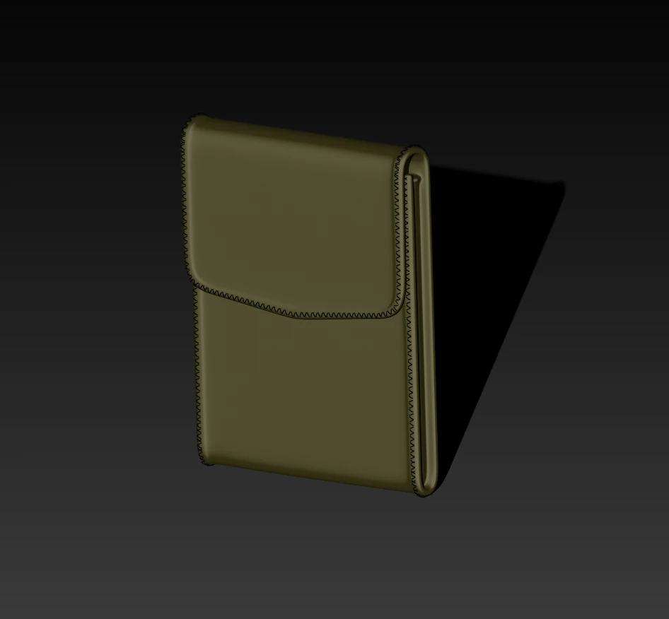 Simple Bag 3D Model .c4d .max .obj .3ds .fbx .stl .blend 