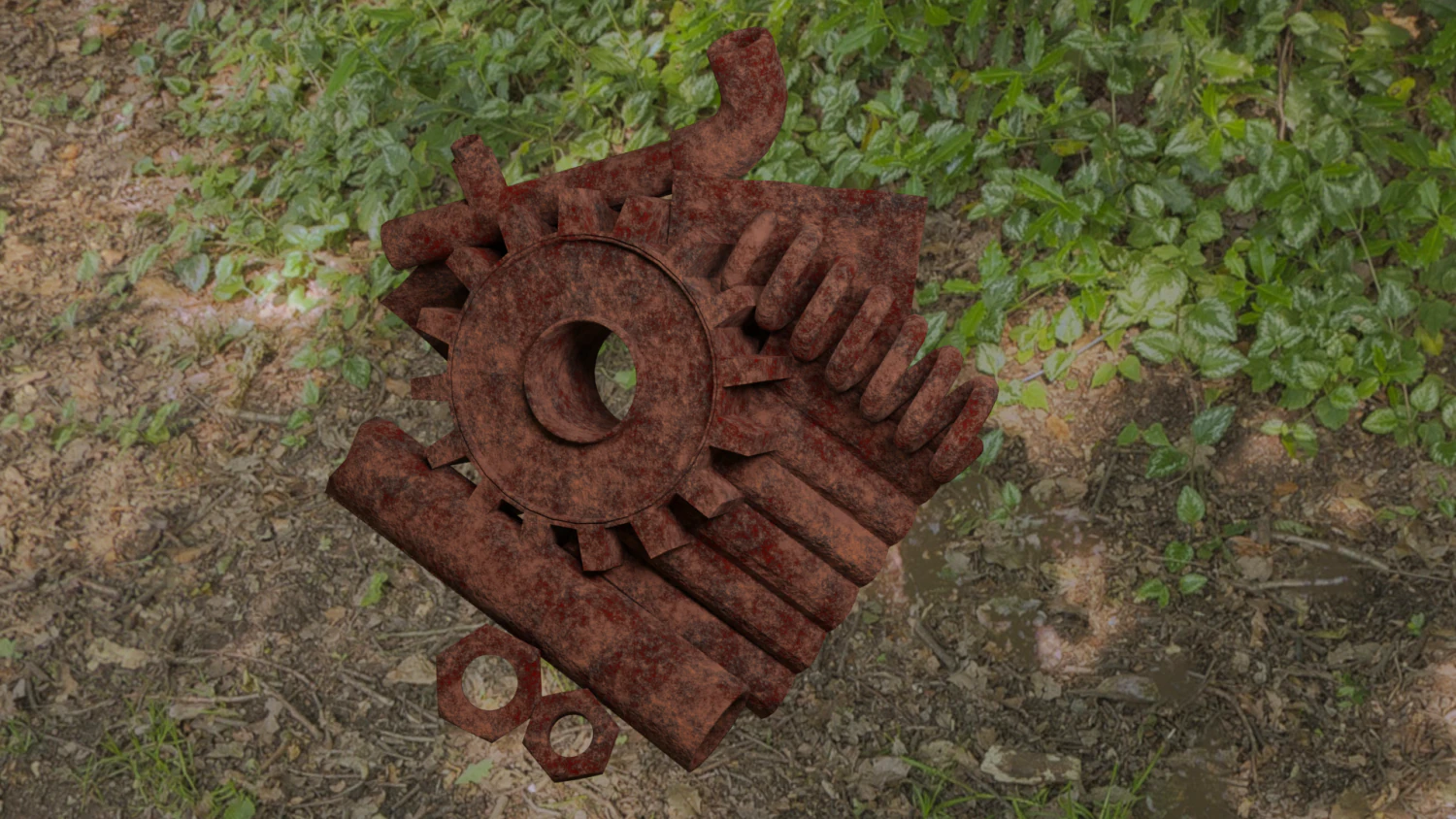 Scrap metal 3D Model .c4d .max .obj .3ds .fbx .stl .blend 