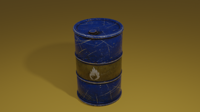 Barrel oil 3D 模型 .c4d .max .obj .3ds .fbx .stl .blend 