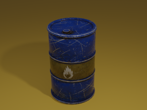 Barrel oil 3D Модель