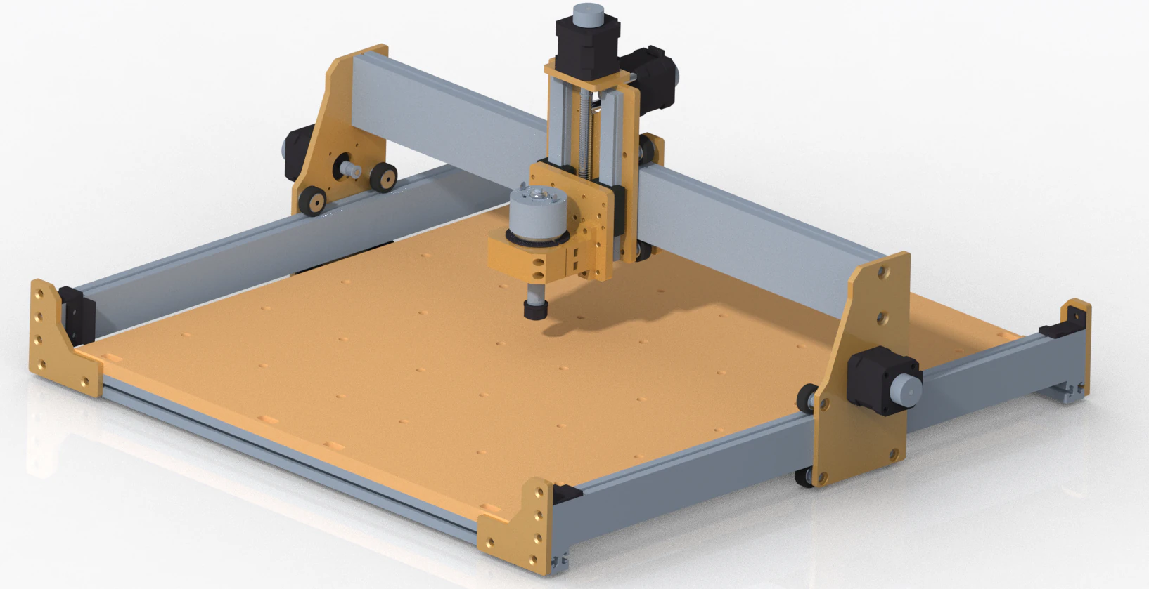 CNC Router FoxAlien Masuter Pro 3D Model .c4d .max .obj .3ds .fbx .stl .blend